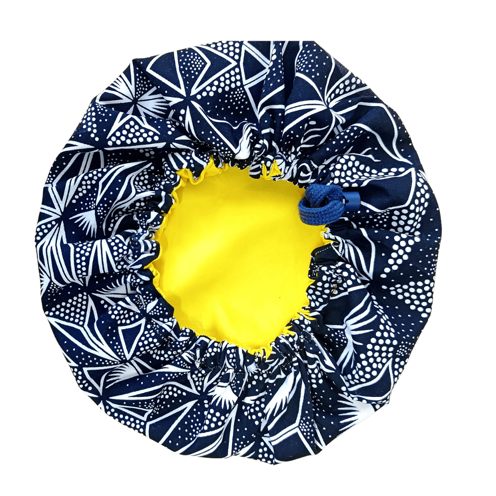 African Print Toddler Satin Bonnet - Adjustable