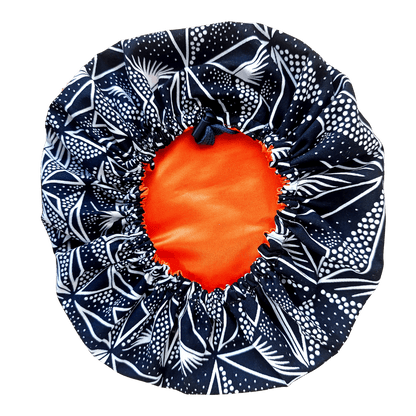 African Print Toddler Satin Bonnet - Adjustable