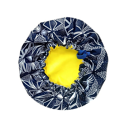African Print Toddler Satin Bonnet - Adjustable