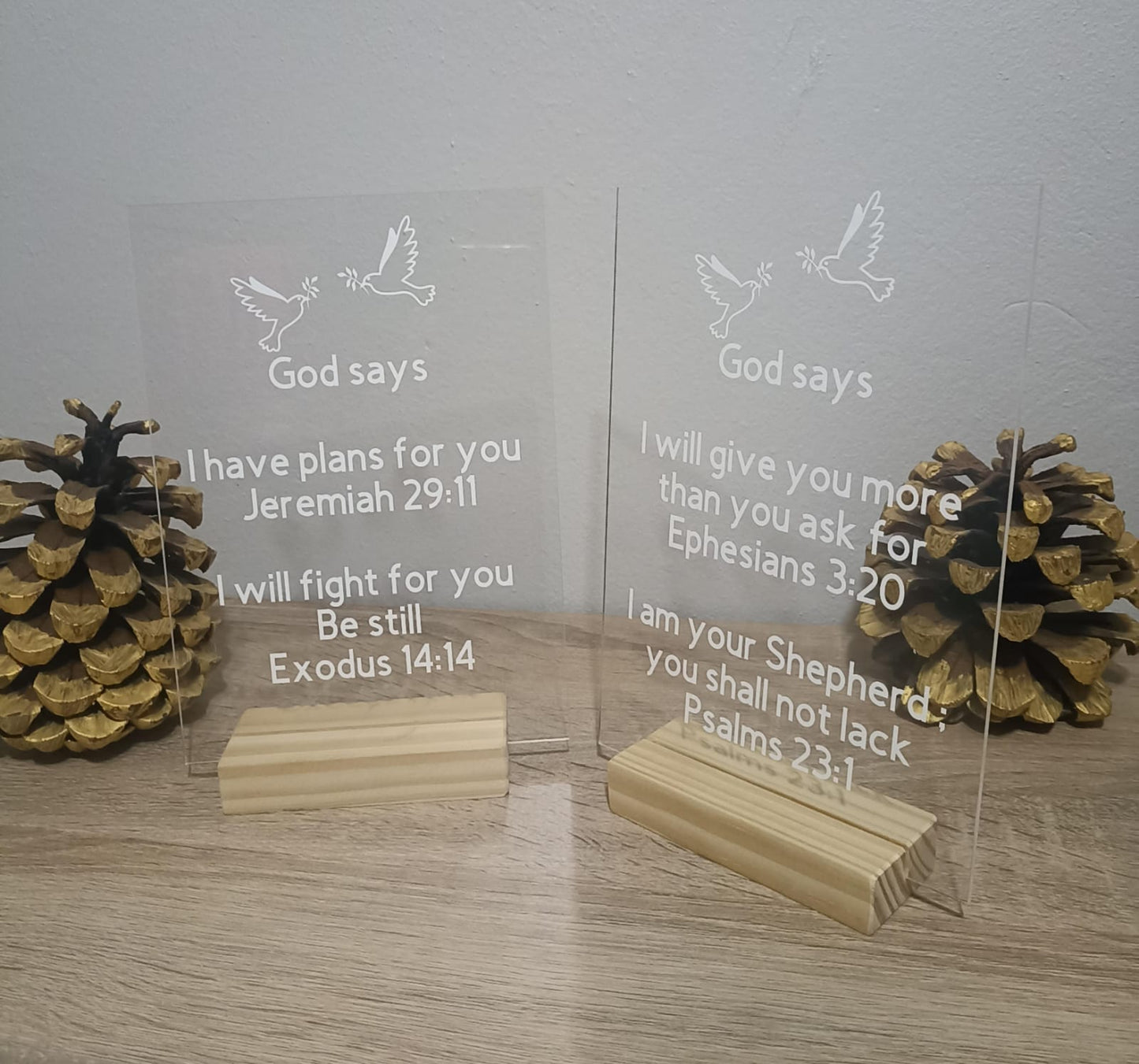 Personalized A5 Acrylic Plaques - Elegant Custom Designs