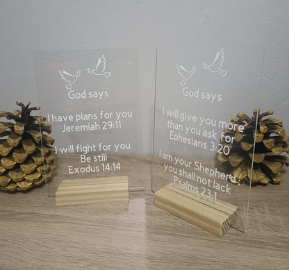 Personalized A5 Acrylic Plaques - Elegant Custom Designs